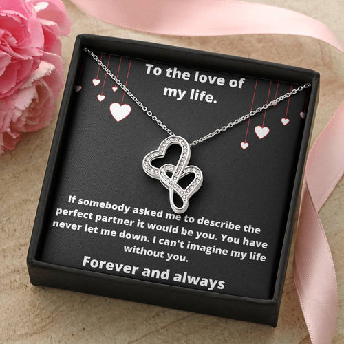 Love Of My Life Wbval Double Hearts Necklace