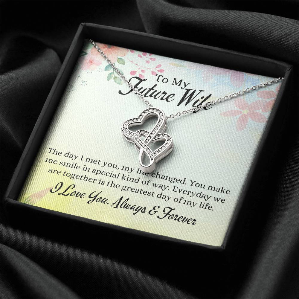 Gifts For Future Wife Double Hearts Necklace
