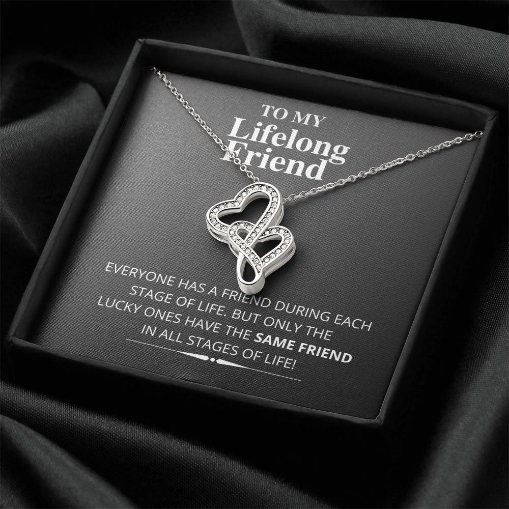 Heartto My Wife Necklace Anniversary Gift For Wife Birthday Gift For Wife Gift For Wife Necklace For Wife Gift For Wif 1 Double Hearts Necklace