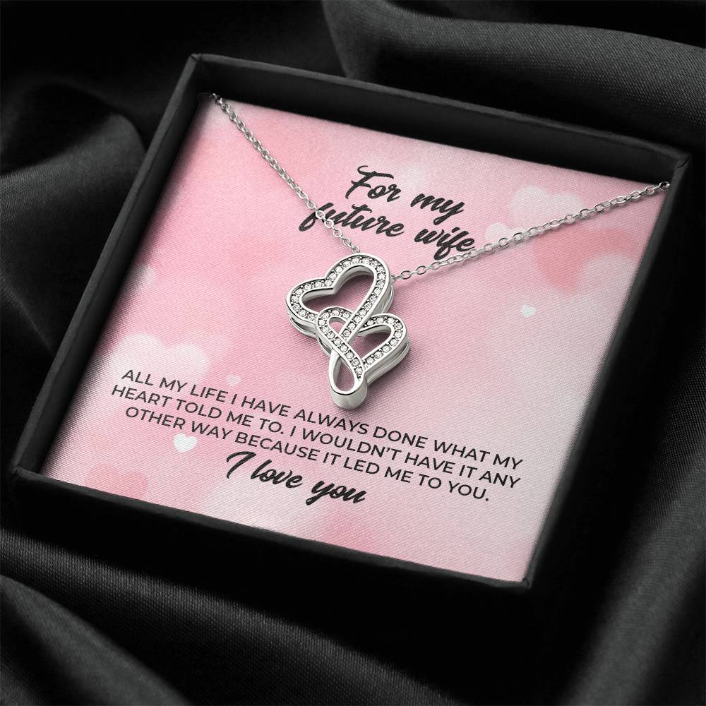 Eternal Bond Necklace Double Hearts Necklace
