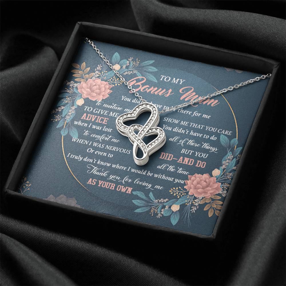 Nvst-220198-Bonus Mum Double Hearts Necklace