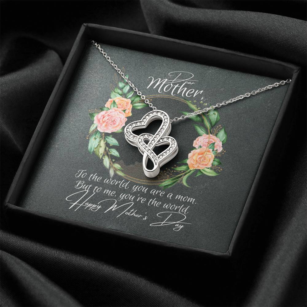 The Perfect Mother's Day Necklace Double Hearts Necklace