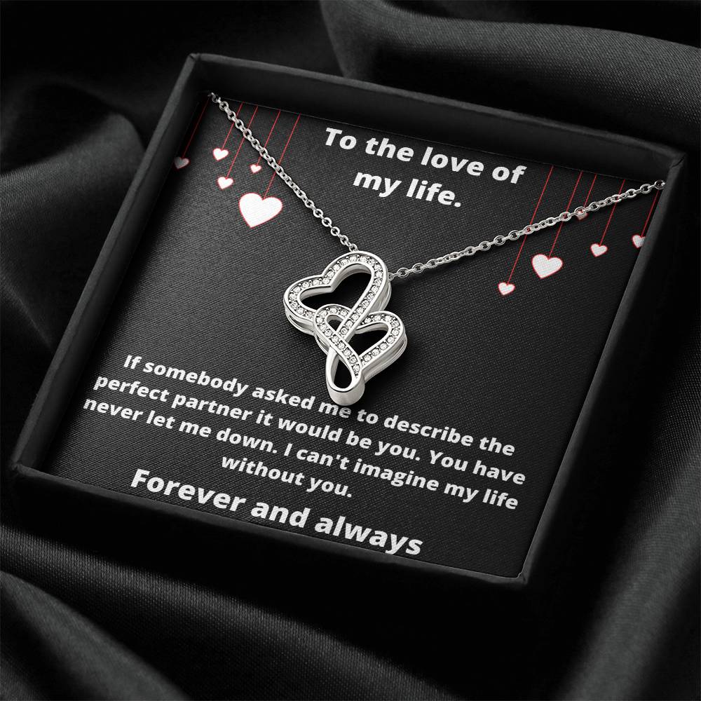 Love Of My Life Wbval Double Hearts Necklace
