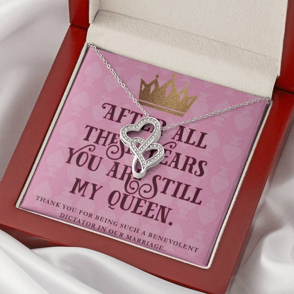 LOVE YOU FOREVER ?? Double Hearts Necklace