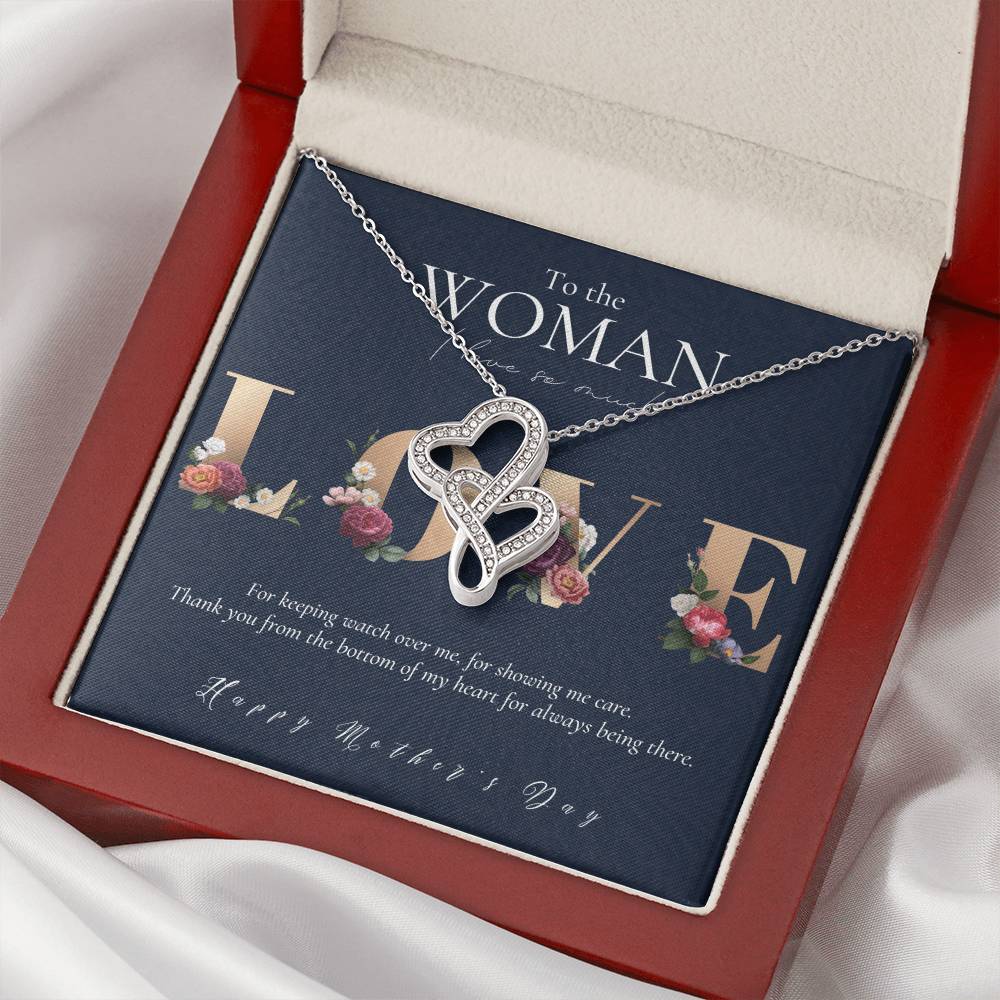 Mother's Day Gift For Mom Gift For Mom From Daughter Gift For Mom From Son Mom Necklace Mother's Day Gift From Da Double Hearts Necklace