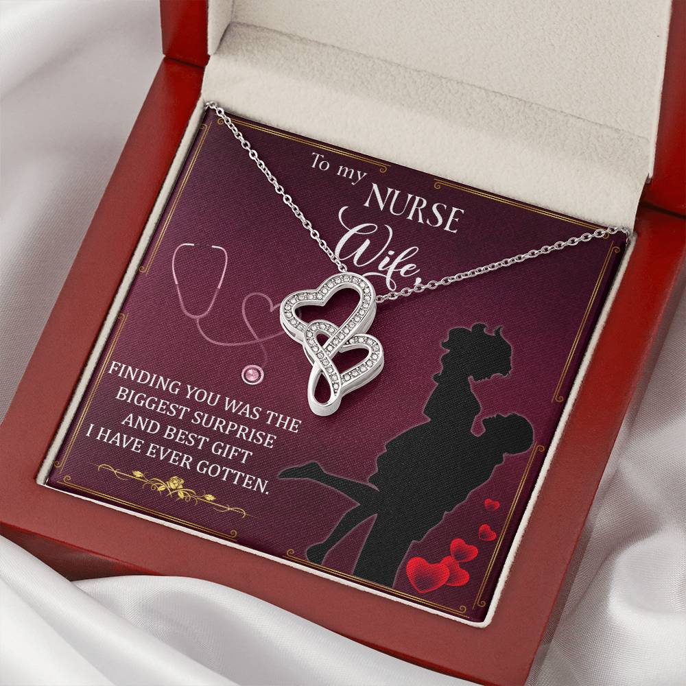 Nurse Necklace Gift For Nurse Healthcare Worker Gifts For Her Medical Gifts Graduation Nurse Gi 2 Double Hearts Necklace
