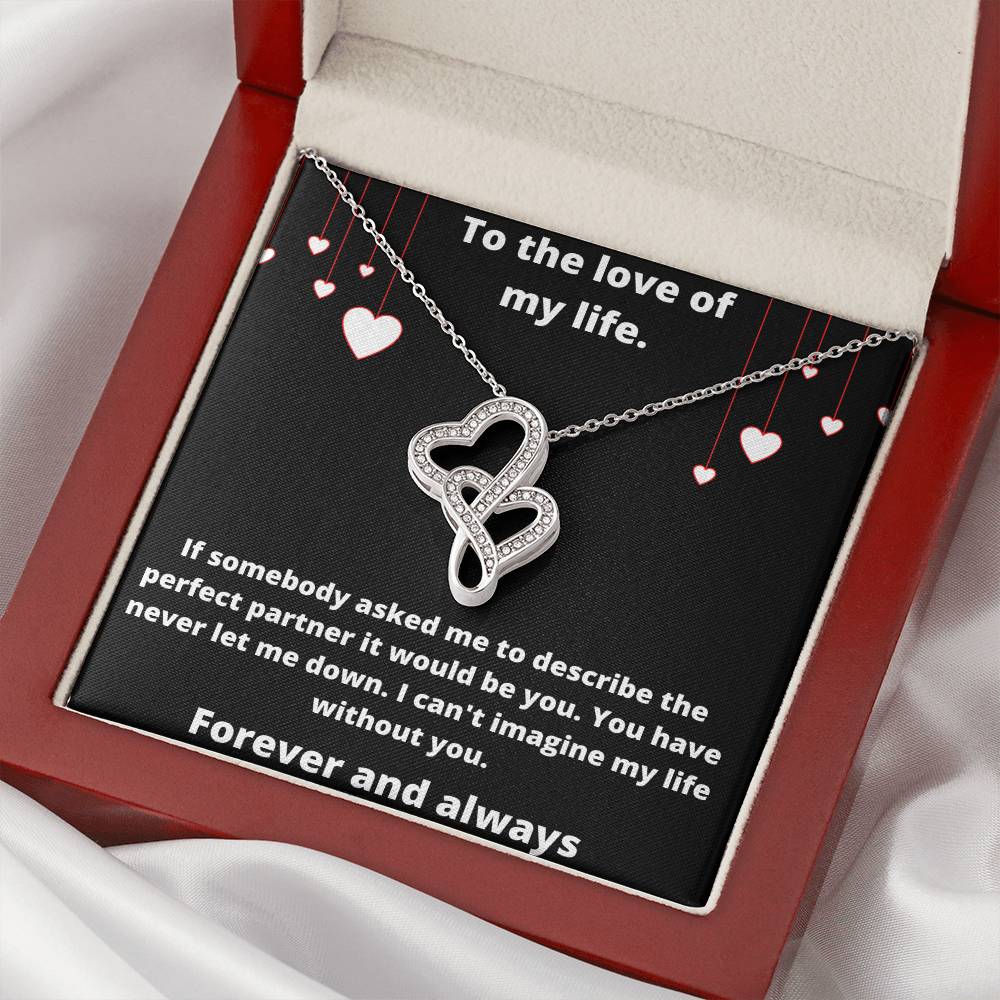 Love Of My Life Wbval Double Hearts Necklace
