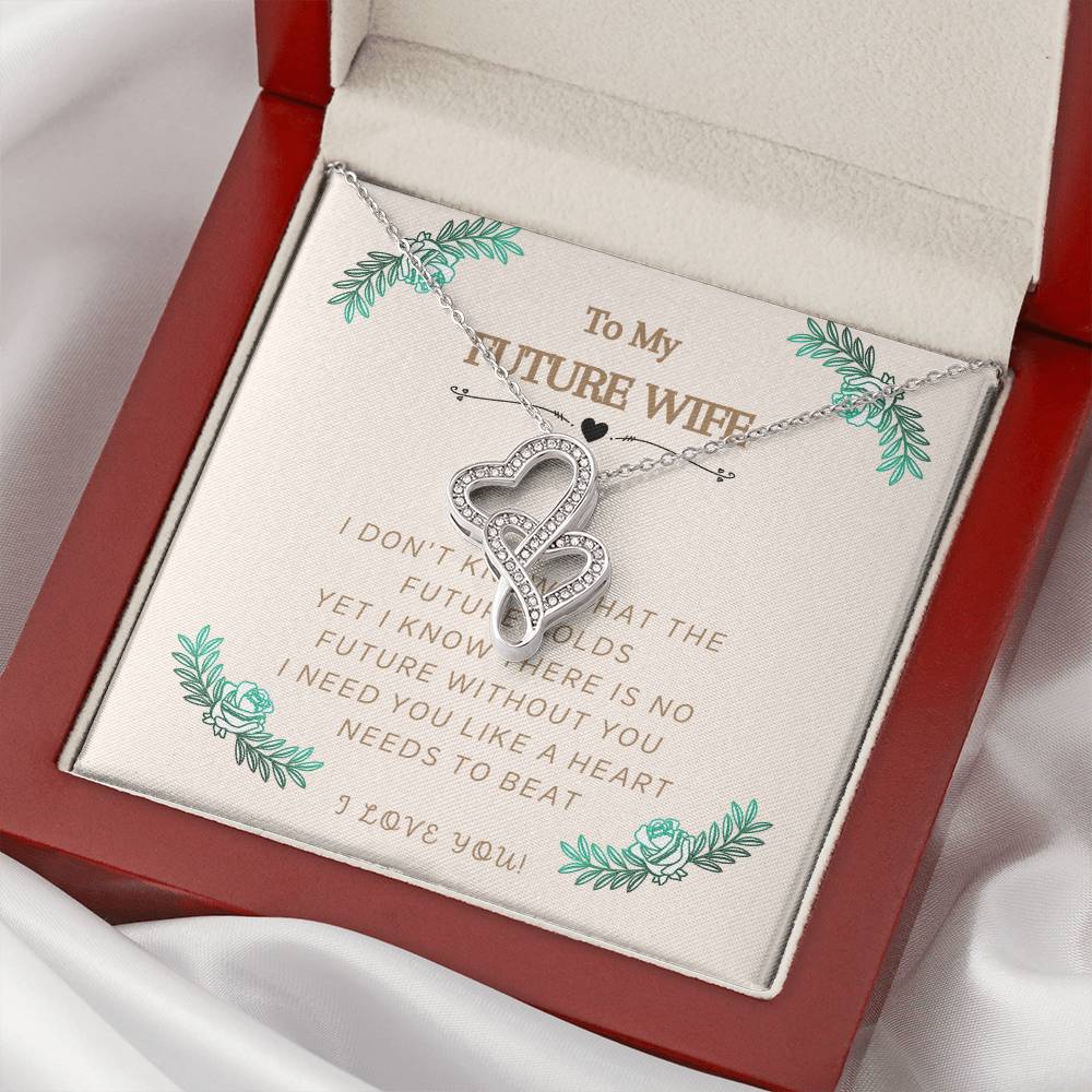 Future Wife Double Hearts Double Hearts Necklace