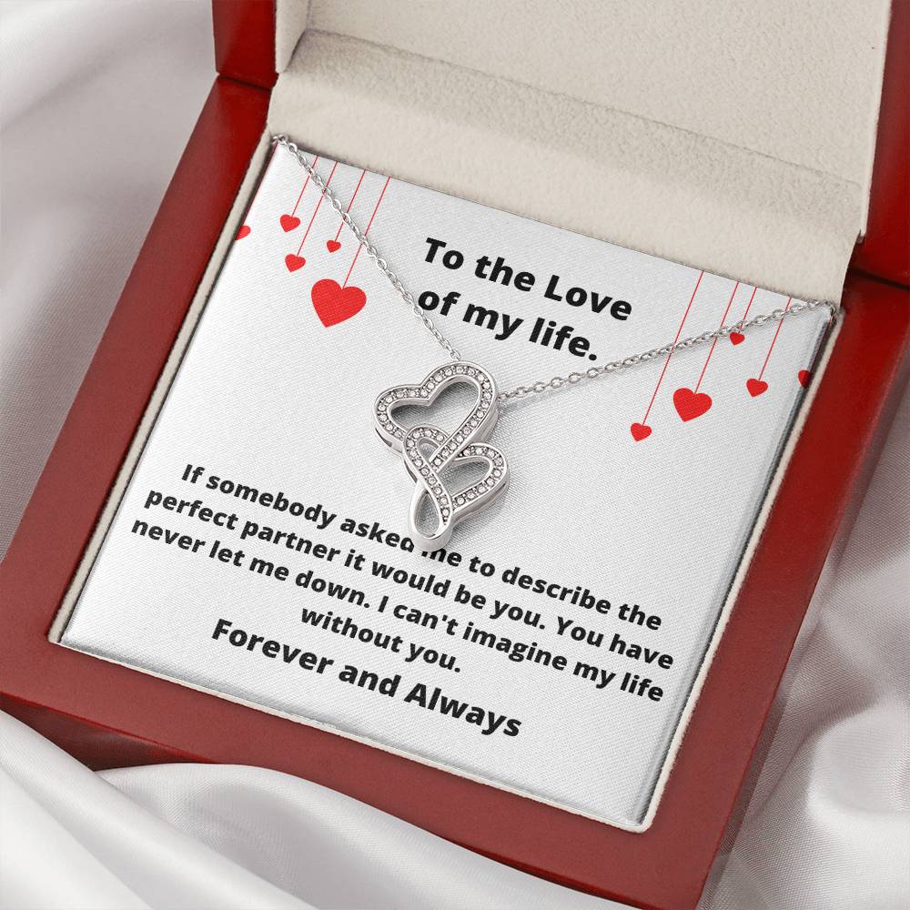 Love Of My Life Bwval Double Hearts Necklace