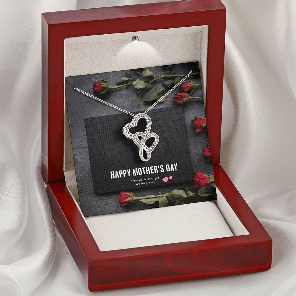 Mother's Day 2021 Gift - Classic Double Heart Necklace Double Hearts Necklace