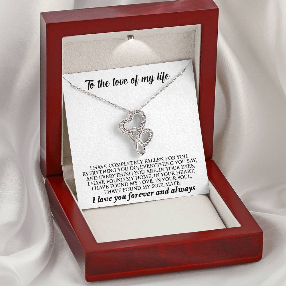 Found My Soulmate Double Hearts Necklace