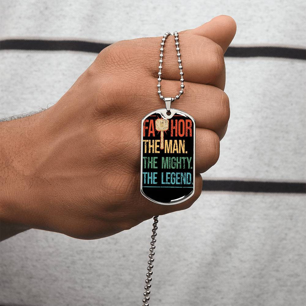 Luxury Dog Tag For Superhero Dad´S I Father´S Day Gift I Dad To Be Gift - Army Tag Necklace, Dog Tag Necklace