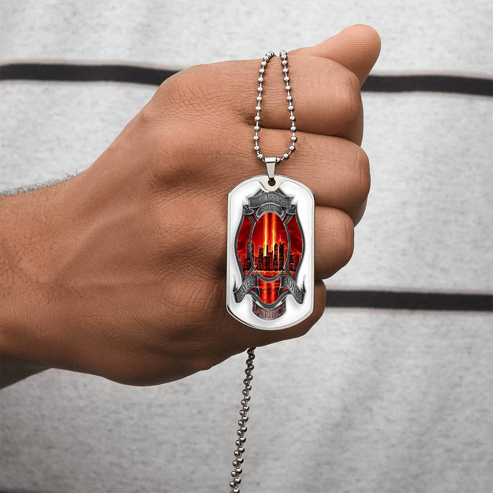 Best Gift For Firefighter - Army Tag Necklace, Dog Tag Necklace