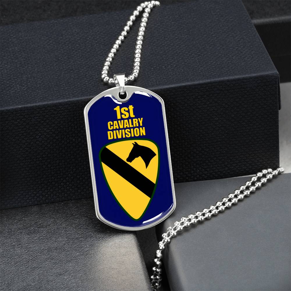 Gorgeous Dog Tag For 1St Cavarly Division - Army Tag Necklace, Dog Tag Necklace