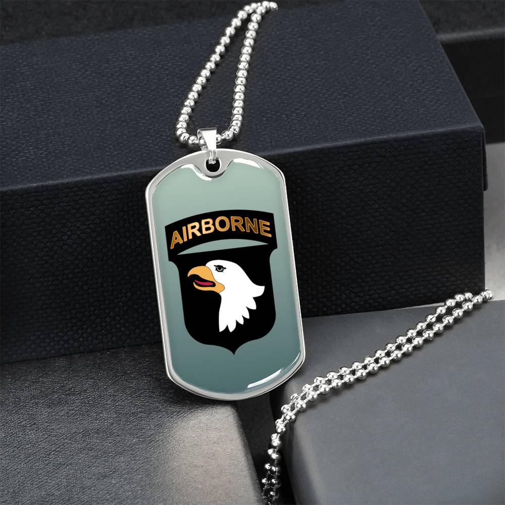 Gorgeous Dog Tag For 101St Airborne Division - Army Tag Necklace, Dog Tag Necklace