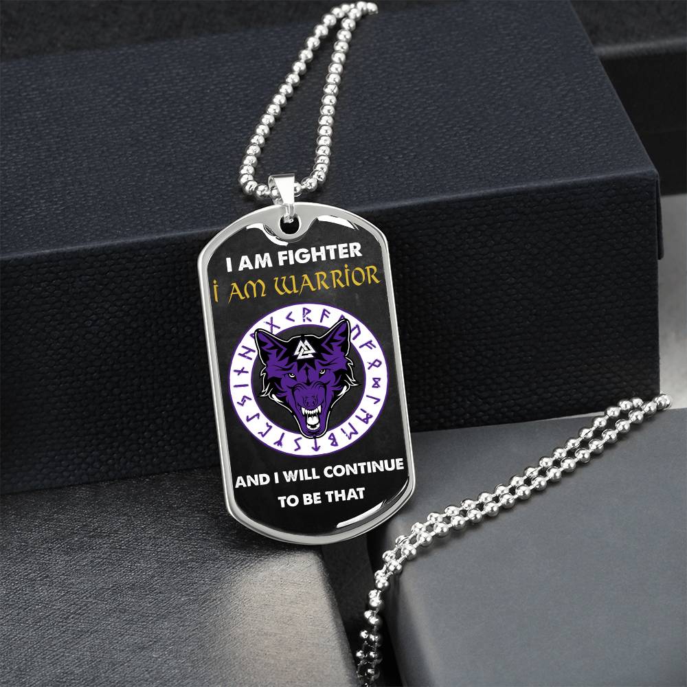 Premium Vikings Dogtag - Army Tag Necklace, Dog Tag Necklace