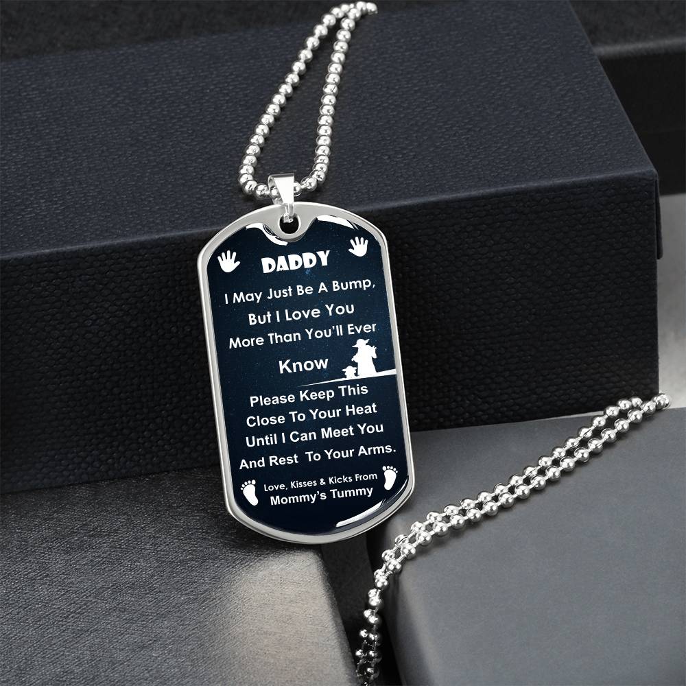 Dad Luxury Promising Luxury Necklace - Army Tag Necklace, Dog Tag Necklace