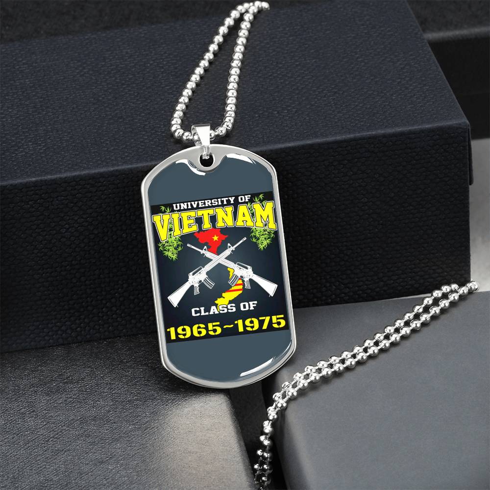 Vietnam Veteran Dog Tag - Army Tag Necklace, Dog Tag Necklace