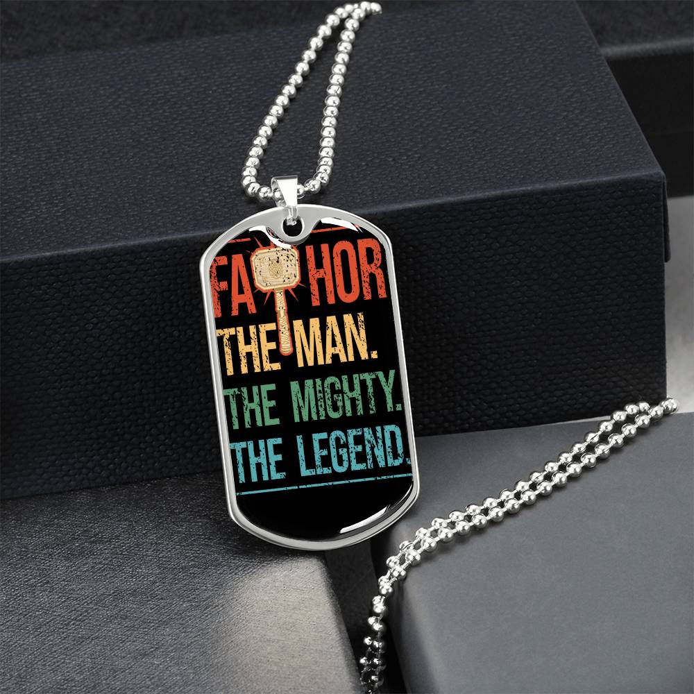 Luxury Dog Tag For Superhero Dad´S I Father´S Day Gift I Dad To Be Gift - Army Tag Necklace, Dog Tag Necklace
