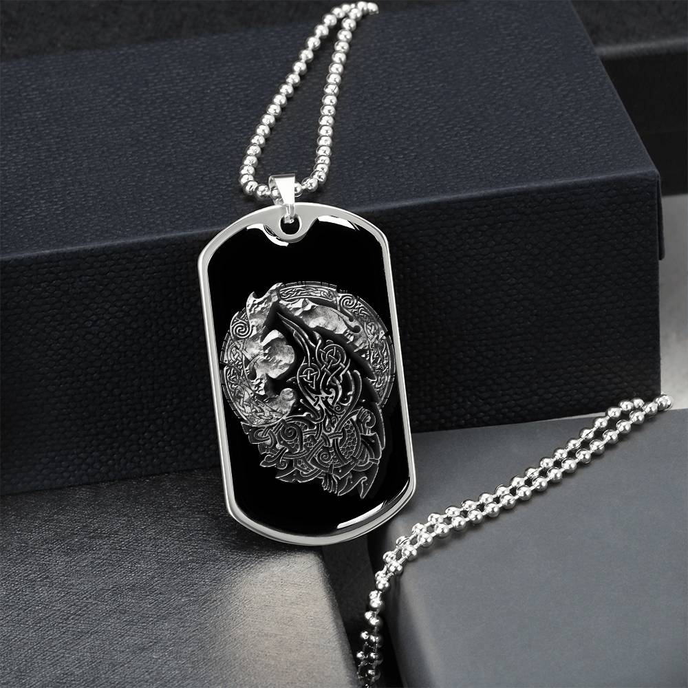 Fenrir Tag - Army Tag Necklace, Dog Tag Necklace