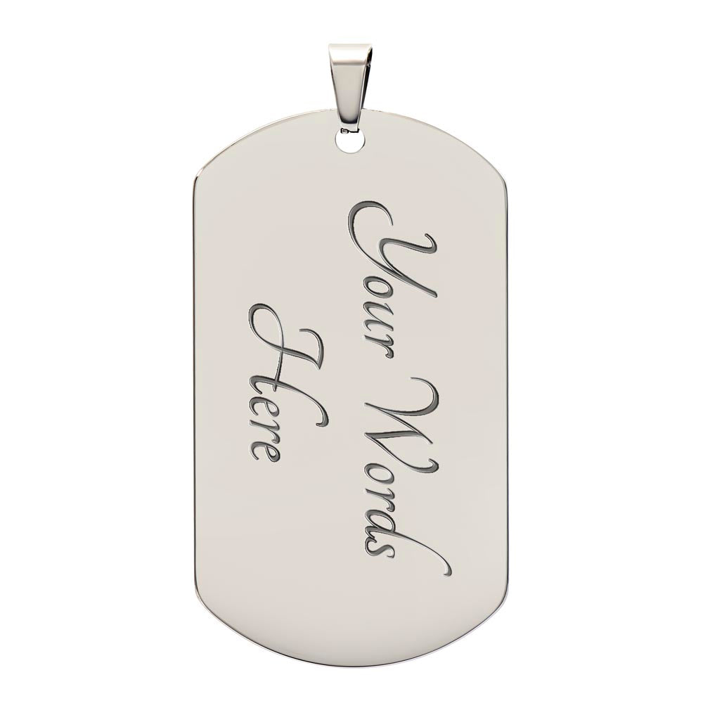 Gorgeous Dog Tag For Marine Corps - Army Tag Necklace, Dog Tag Necklace
