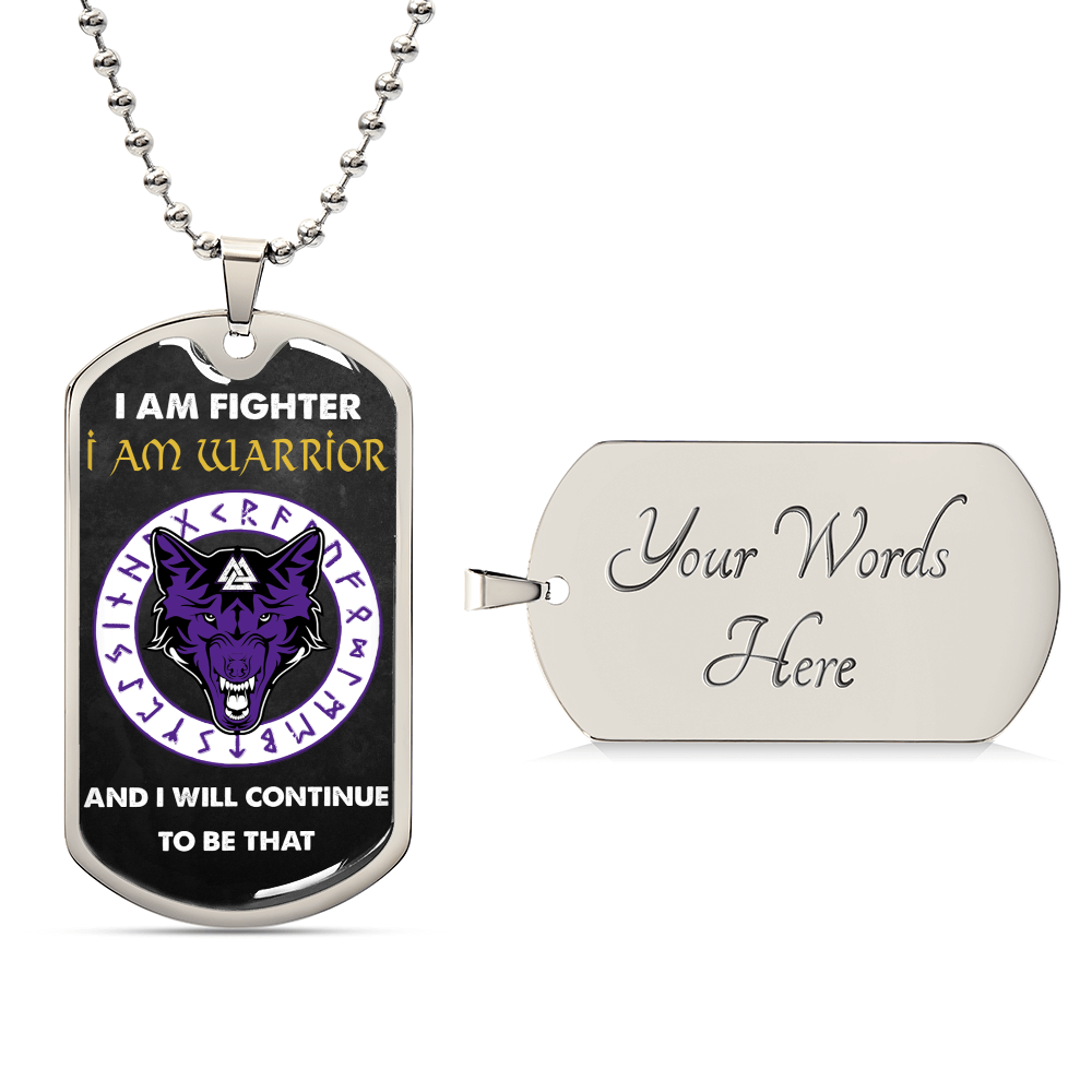Premium Vikings Dogtag - Army Tag Necklace, Dog Tag Necklace