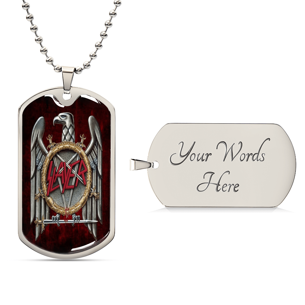 Slayer Chain - Army Tag Necklace, Dog Tag Necklace