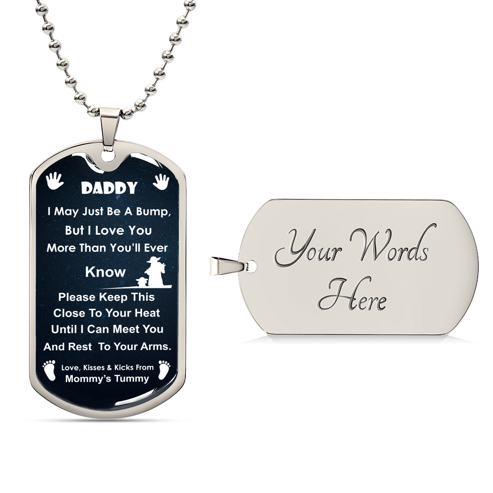 The Child Coffee Funny - Army Tag Necklace, Dog Tag Necklace