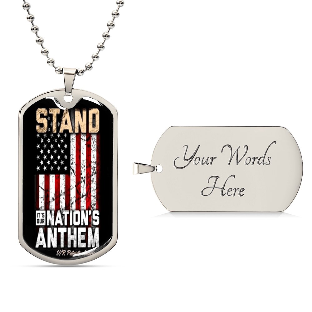 National Anthem ???? - Army Tag Necklace, Dog Tag Necklace