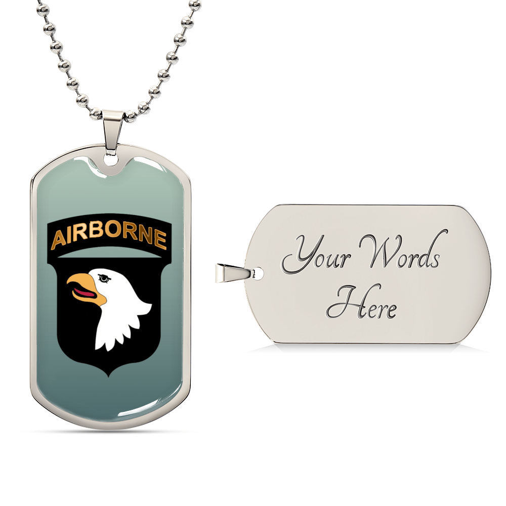 Gorgeous Dog Tag For 101St Airborne Division - Army Tag Necklace, Dog Tag Necklace