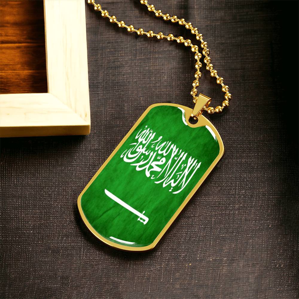 Love My Land - Army Tag Necklace, Dog Tag Necklace