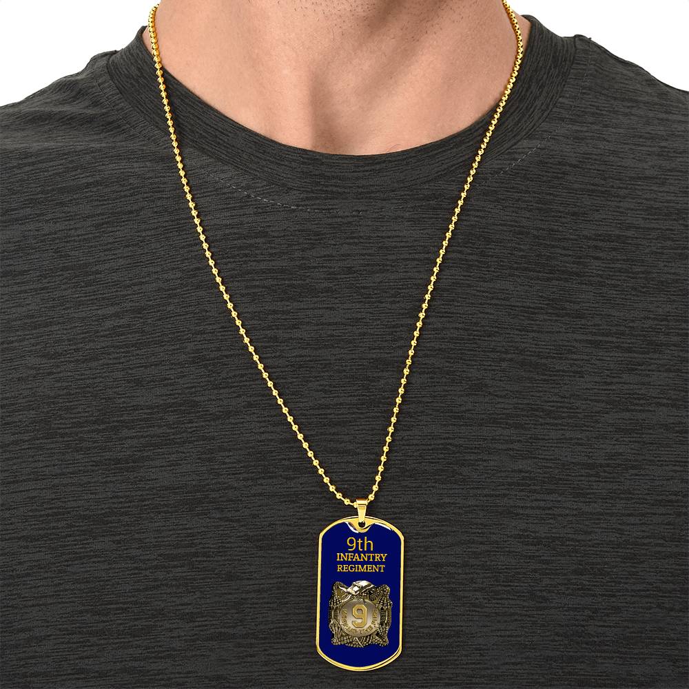 Awesome Dog Tag For 9Th Infantry Regiment - Army Tag Necklace, Dog Tag Necklace