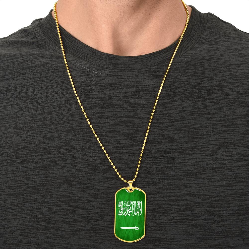 Love My Land - Army Tag Necklace, Dog Tag Necklace