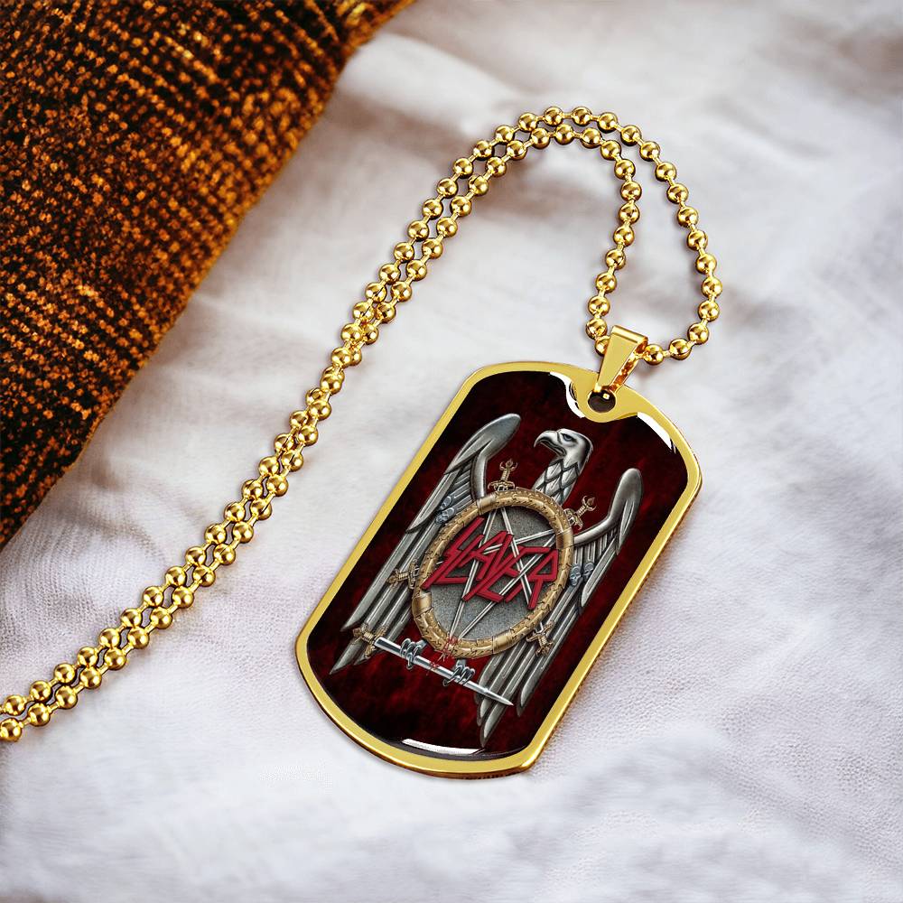 Slayer Chain - Army Tag Necklace, Dog Tag Necklace