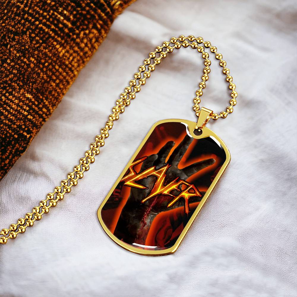 Slayer Chain - Army Tag Necklace, Dog Tag Necklace