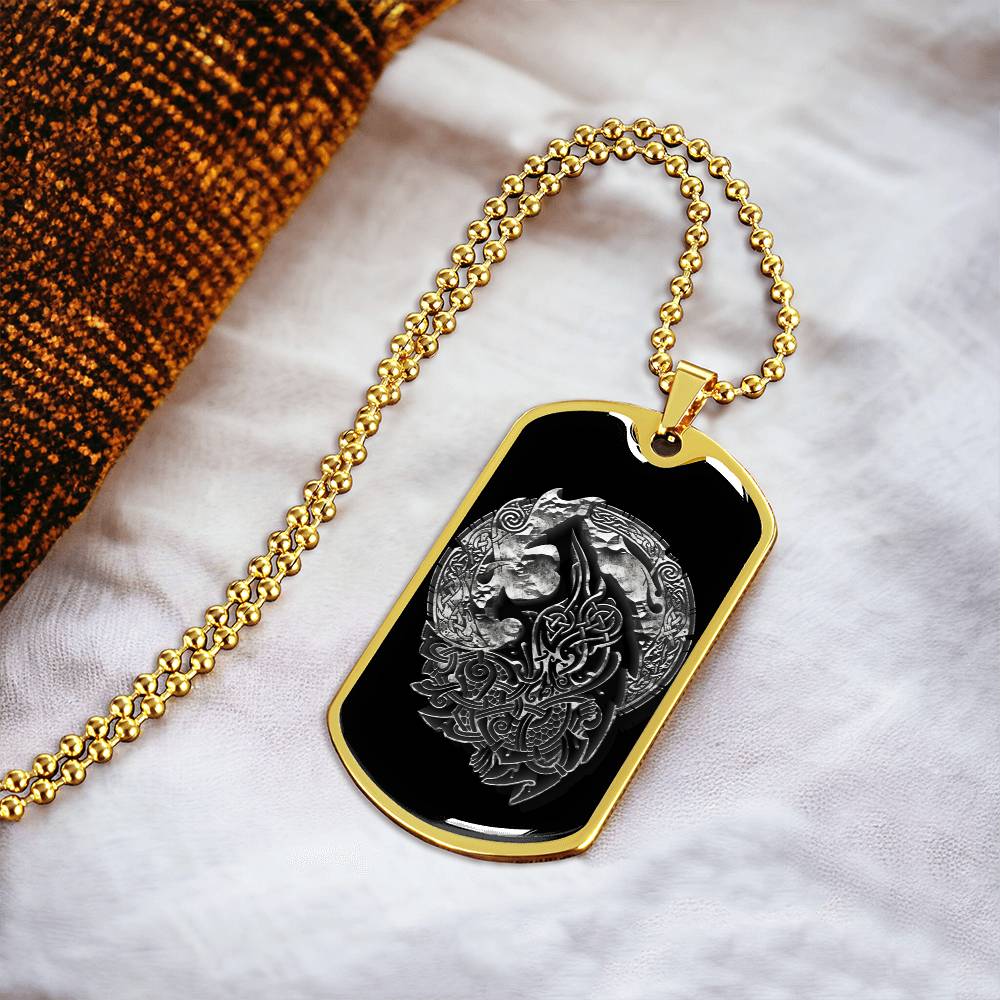 Fenrir Tag - Army Tag Necklace, Dog Tag Necklace