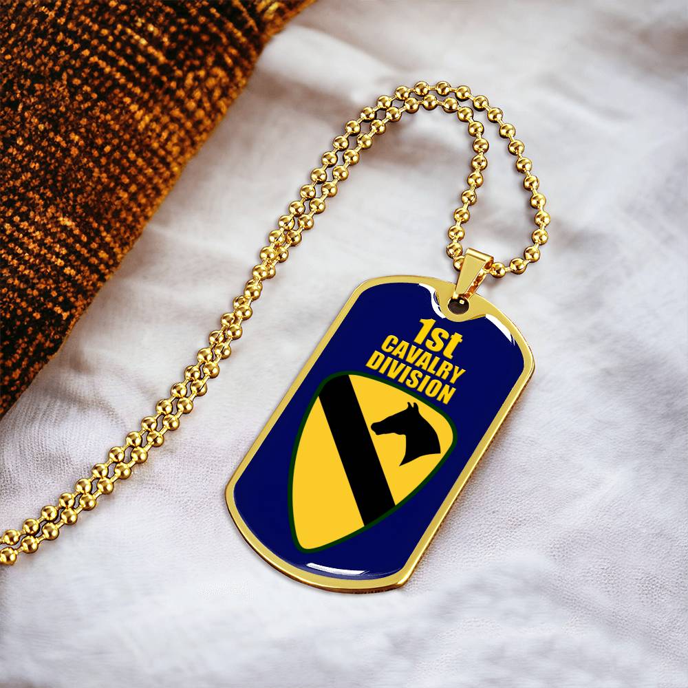 Gorgeous Dog Tag For 1St Cavarly Division - Army Tag Necklace, Dog Tag Necklace
