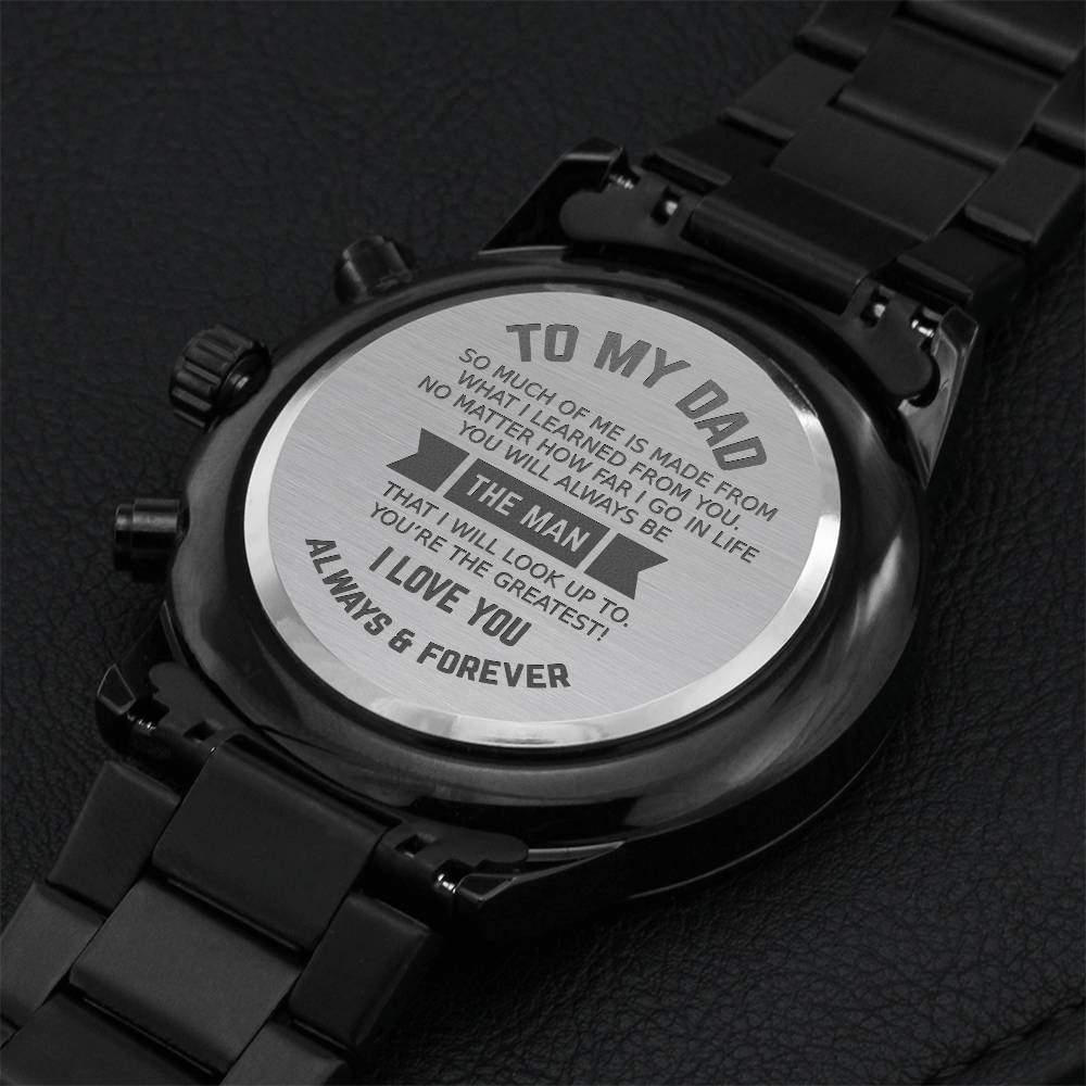 So Much Of Me - Engraving Chronograph Watch