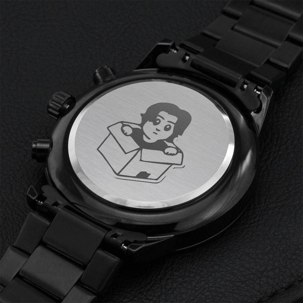 Can This Boy Fit Chronograph Watch Engraving Chronograph Watch