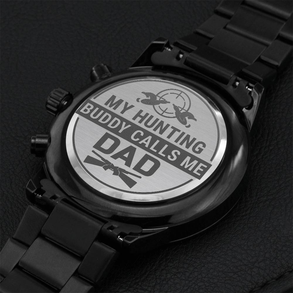 My Brave Dad Engraving Chronograph Watch