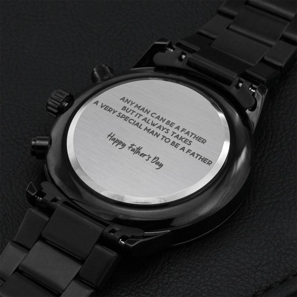 Father's Day Special Chronograph Watch Engraving Chronograph Watch