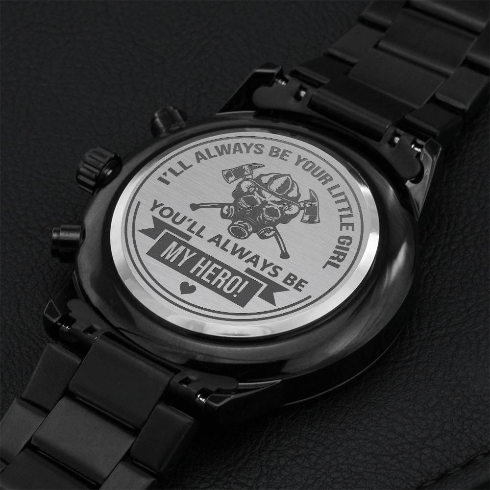 My Hero Engraving Chronograph Watch