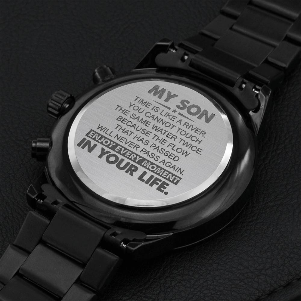 Chronograph Watch For Son - 462 Engraving Chronograph Watch