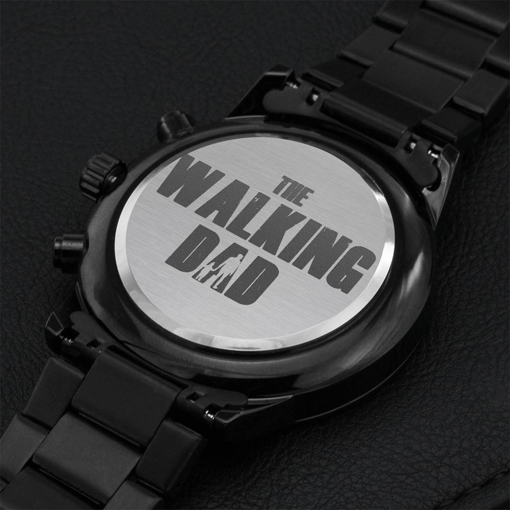 The Walking Dad Chronograph Watch Engraving Chronograph Watch