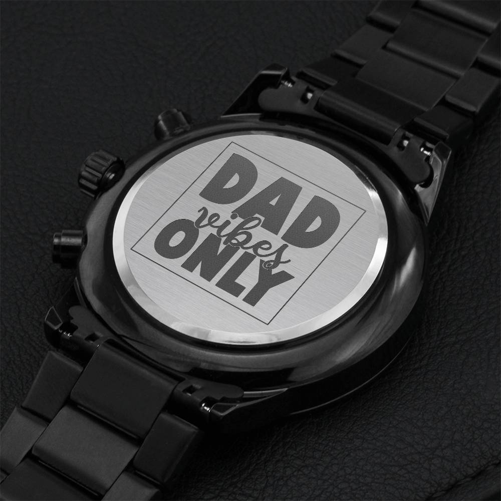 Vibess Engraving Chronograph Watch