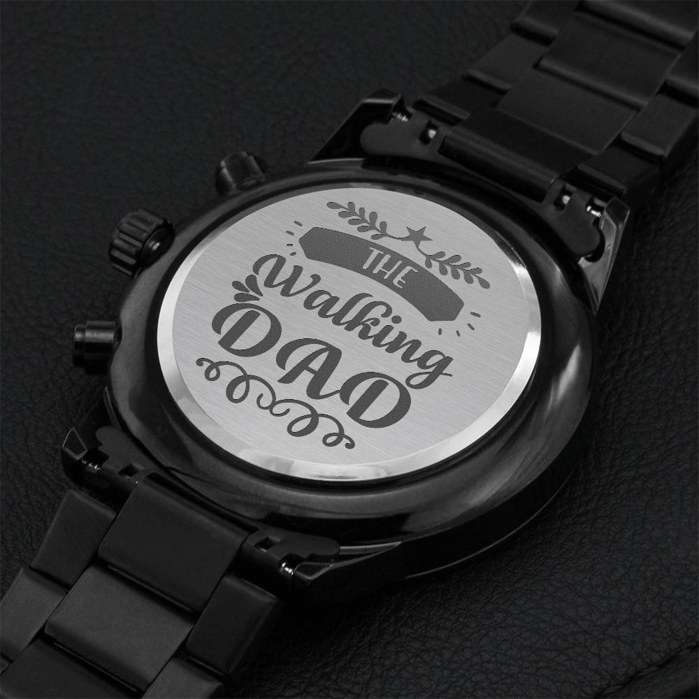 The Walking Dad Fathers Day Sensitive Gift For Your Special One Engraving Chronograph Watch