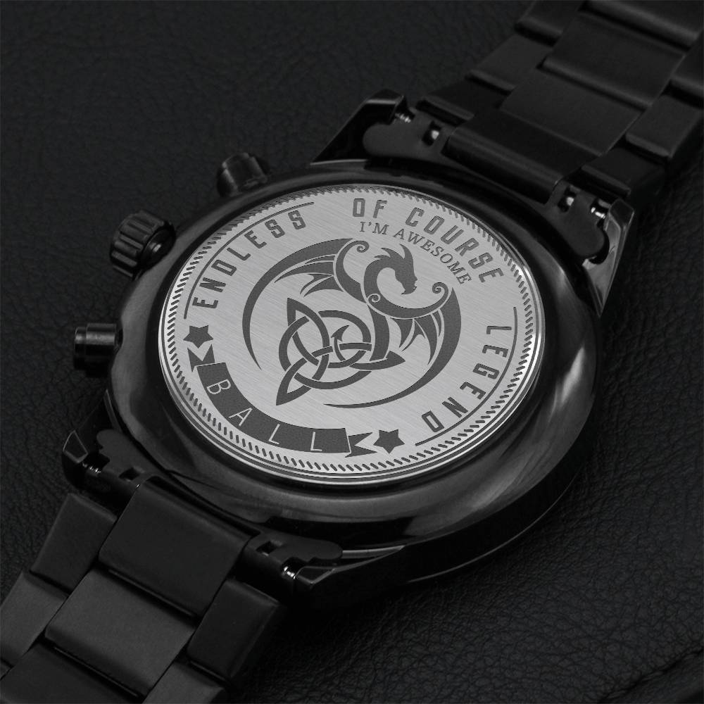 Ball-legend Engraving Chronograph Watch