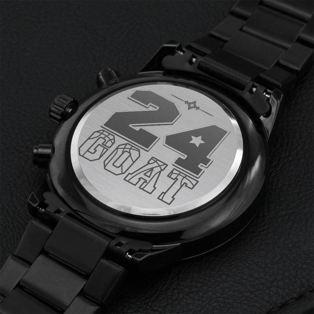G.o.a.t 24 Chronograph Watch Engraving Chronograph Watch