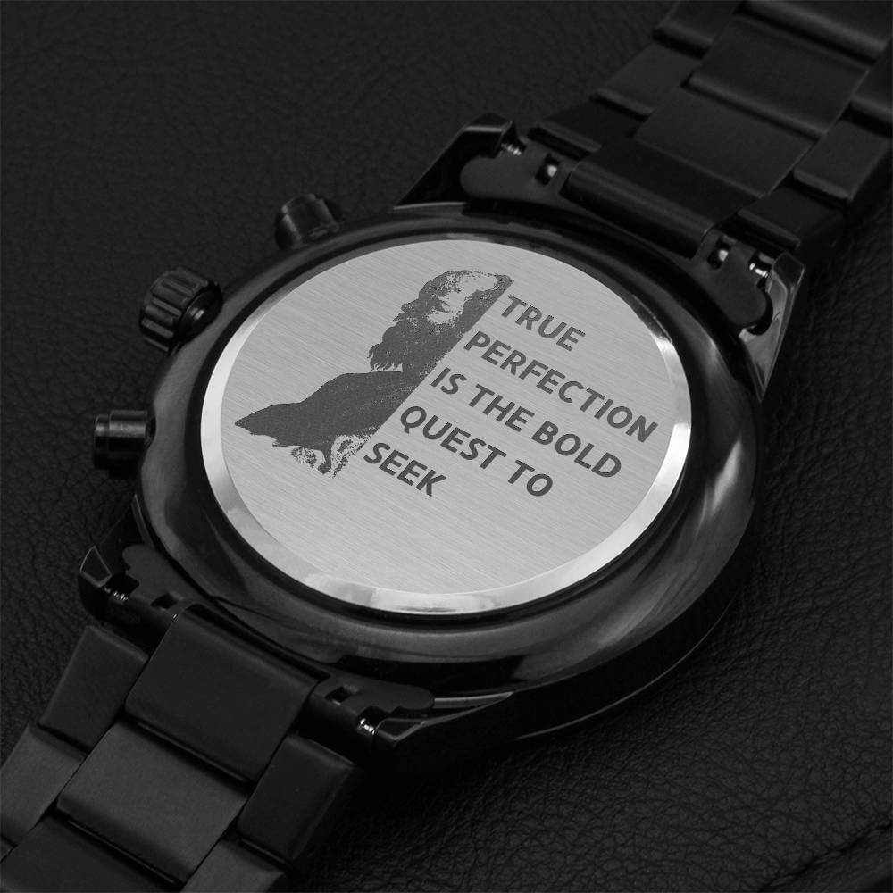 True Perfection Socrates Chronograph Watch Engraving Chronograph Watch