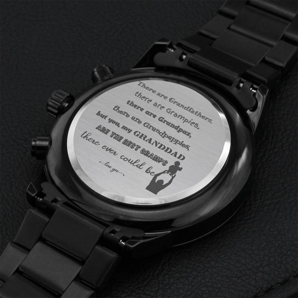 Best Granddad There Ever Could Be Engraving Chronograph Watch